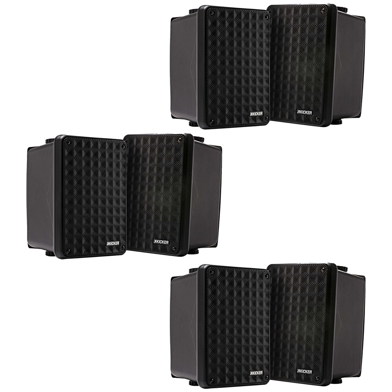 Kicker 46KB6B Black Indoor / Outdoor full-range, high-efficiency